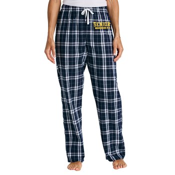 Senior Class of 2026 District® Women's Flannel Plaid Pajama Pants - Silkscreened Personalization Available from Positive Promotions