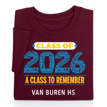 Class of 2026: A Class to Remember Gildan® Unisex Heavy Cotton T-Shirt: Best-Selling Colors - Silkscreened Personalization Available from Positive Promotions