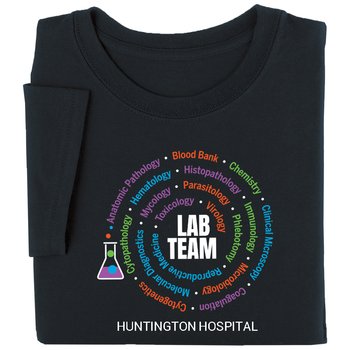 Lab Team + Job Titles-Short Sleeve T-Shirt from Positive Promotions