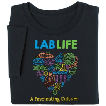 Lab Life: A Fascinating Culture-Short Sleeve T-Shirt from Positive Promotions