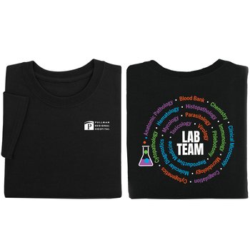 Lab Team + Job Titles-2-Sided T-Shirt from Positive Promotions
