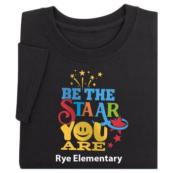 Be the STAAR You Are Youth Short-Sleeved T-Shirt - Silkscreened Personalization Available from Positive Promotions