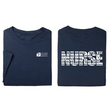Nurse Words Unisex 2-Sided Short-Sleeved T-Shirt - Silkscreened Personalization Available from Positive Promotions