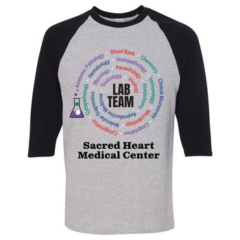 Lab Team Gildan &reg; Heavy Cotton &trade; 3/4 Raglan Sleeve T-Shirt from Positive Promotions