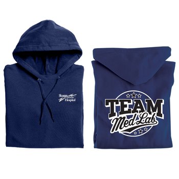 Team Med Lab Gildan&reg; Heavy Blend&trade; 8-Oz. Unisex 50/50 Hooded Sweatshirt from Positive Promotions