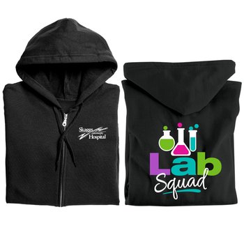 Lab Squad Gildan &reg; Full-Zip Hooded Sweatshirt from Positive Promotions