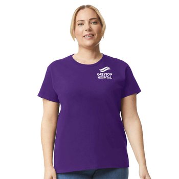 Gildan® Women's Ultra Cotton® T-Shirt - Silkscreened Personalization Available from Positive Promotions