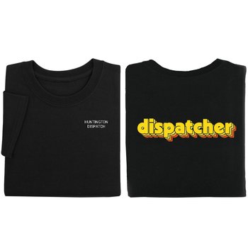 Dispatcher Gildan® Unisex 2-Sided Short-Sleeved T-Shirt - Silkscreened Personalization Available from Positive Promotions