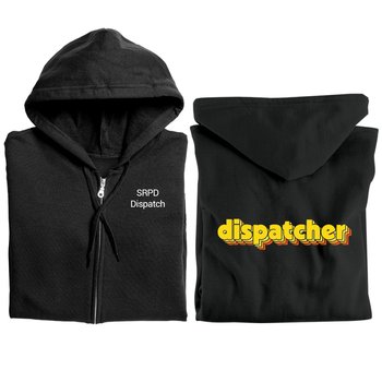 Dispatchers Gildan® Unisex Heavy Blend Full-Zip Hooded Sweatshirt - Silkscreened Personalization Available from Positive Promotions