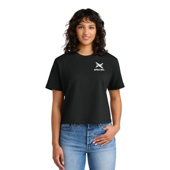 Next Level Apparel® Women's Heavyweight Boxy Tee - Silkscreened Personalization Available from Positive Promotions