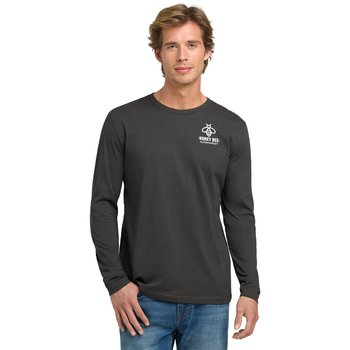 Next Level Apparel® Unisex Cotton Long-Sleeved Tee - Silkscreened Personalization Available from Positive Promotions