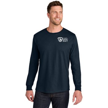 Jerzees Ultimate Unisex Ring-Spun Long-Sleeved T-Shirt - Silkscreened Personalization Available from Positive Promotions