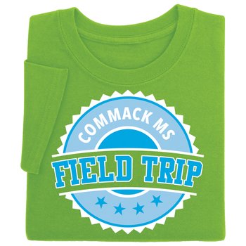 (Your School) Field Trip Gildan® Youth Heavy Cotton T-Shirt: Premium Colors - Silkscreened Personalization Available from Positive Promotions