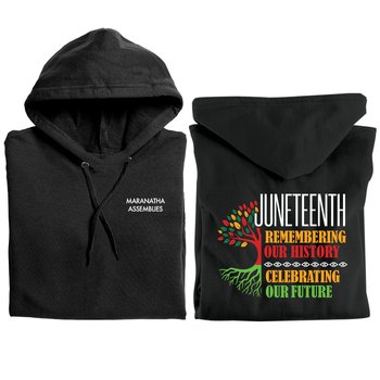 Juneteenth Remembering Our History Celebrating Our Future Gildan&reg; Heavy Blend&trade; Hooded Sweatshirt from Positive Promotions