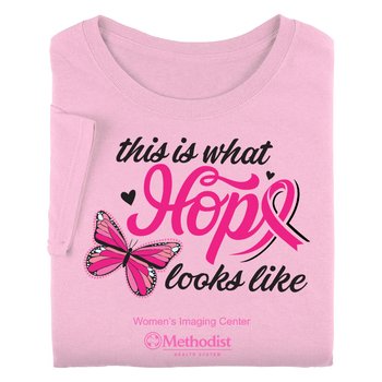 This Is What Hope Looks Like Unisex T-Shirt - Silkscreened Personalization Available from Positive Promotions