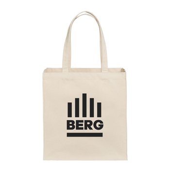 Port Authority® Cotton Canvas Over-the-Shoulder Tote - Silkscreened Personalization Available from Positive Promotions