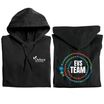 EVS Team Gildan&reg; Heavy Blend&trade; 8-Oz. Unisex 50/50 Hooded Sweatshirt from Positive Promotions