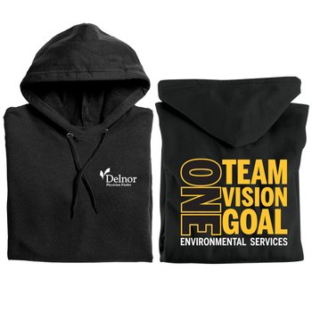 One Team One Vision One Goal Gildan&reg; Heavy Blend&trade; 8-Oz. Unisex 50/50 Hooded Sweatshirt from Positive Promotions