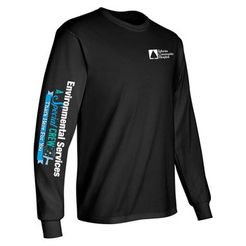 Evs: A Special Crew That's Here For You-Long Sleeve T-Shirt from Positive Promotions