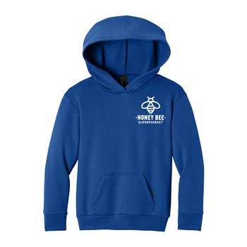 Port & Co. Youth Easy Fleece Pullover Hooded Sweatshirt - Silkscreened Personalization Available from Positive Promotions
