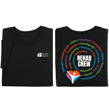 Rehab Crew 2 Sided Short Sleeve T-Shirt from Positive Promotions