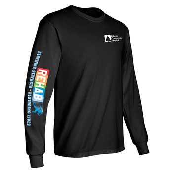 Rehab: Renewing Strength, Restoring Lives Long Sleeve 2-Location T-Shirt from Positive Promotions