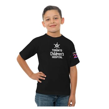 America250  USA Made Youth Crew T-Shirt - Silkscreened Personalization Available from Positive Promotions