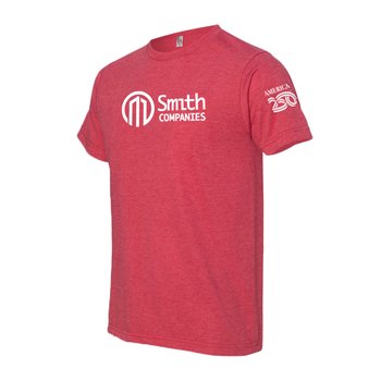 America250  USA Made 50/50 Fine Jersey Crew T-Shirt - Silkscreened Personalization Available from Positive Promotions