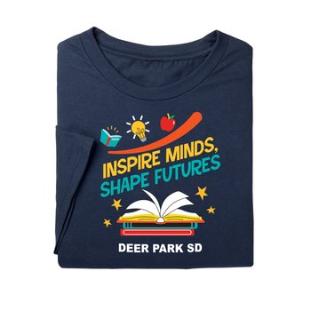 Inspiring Minds Shaping Futures-T-shirt from Positive Promotions