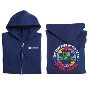 The Best Part Of Our Team Is The People Food Services Gildan &reg; Heavy Blend &reg; Full-Zip Hooded Sweatshirt from Positive Promotions