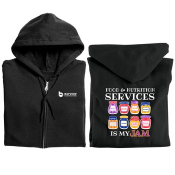 Food & Nutrition Services Is My Jam Gildan ® Heavy Blend ® Full-Zip Hooded Sweatshirt from Positive Promotions