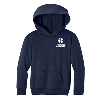 Port & Co. Youth Easy Fleece Pullover Hooded Sweatshirt - Silkscreened Personalization Available from Positive Promotions
