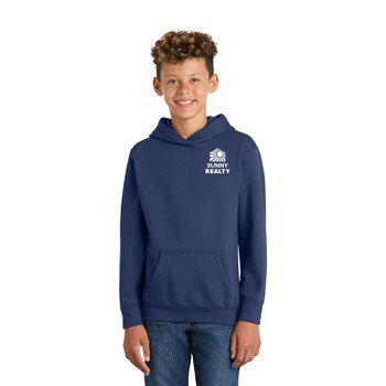Port & Co. Youth Fan Favorite Fleece Pullover Hooded Sweatshirt - Silkscreened Personalization Available from Positive Promotions