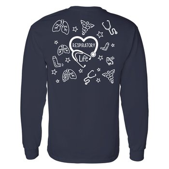 Respiratory Life-Long-Sleeve T-Shirt from Positive Promotions