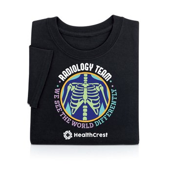 Radiology Team We See The World Differently-Adult T-shirt from Positive Promotions