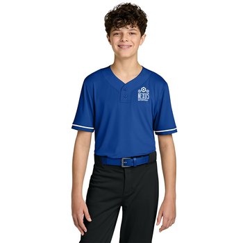 Richardson® Youth Select 2-Button Baseball Jersey - Silkscreened Personalization Available from Positive Promotions