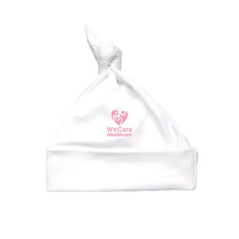 Laughing Giraffe® Infant Knotted Beanie Hat - Silkscreened Personalization Available from Positive Promotions
