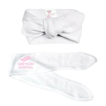 Laughing Giraffe® Baby Bow Headband - Silkscreened Personalization Available from Positive Promotions