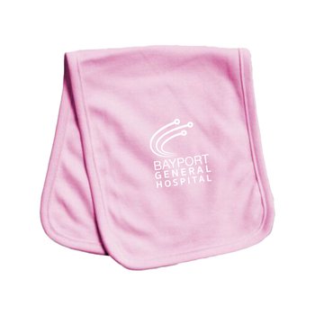 Laughing Giraffe® 2-Ply Infant Burp Cloth - Silkscreened Personalization Available from Positive Promotions