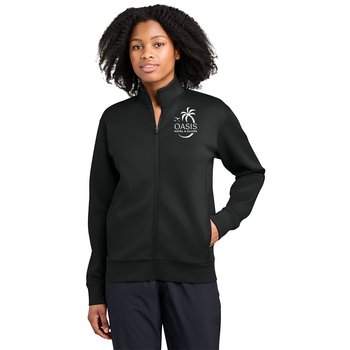 Sport-Tek® Women's Modern Performance Full-Zip Jacket - Silkscreened Personalization Available from Positive Promotions