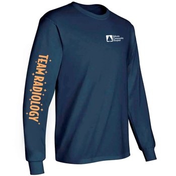 Team Radiology Unisex 2-Location Long-Sleeved T-Shirt - Silkscreened Personalization Available from Positive Promotions