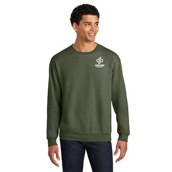 JERZEES® Unisex Ultimate CVC Crewneck Sweatshirt - Silkscreened Personalization Available from Positive Promotions