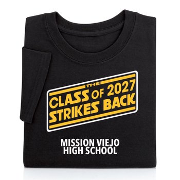 The Class of 2027 Strikes Back Gildan® Adult/Unisex Heavy Cotton T-Shirt: Premium Colors - Silkscreened Personalization Available from Positive Promotions