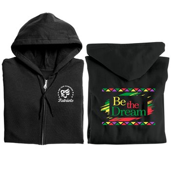 Be The Dream Gildan® Unisex Heavy Blend Full-Zip Sweatshirt - Silkscreened Personalization Available from Positive Promotions