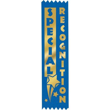 Special Recognition Gold Foil-Stamped Satin Ribbons - Pack of 25 from Positive Promotions