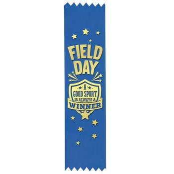 Field Day: A Good Sport Is Always A Winner Gold Foil-Stamped Participant Ribbons - Pack of 100 from Positive Promotions