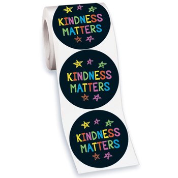 Kindness Matters Stickers-On-A-Roll - Roll of 200 from Positive Promotions