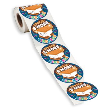Spread S'more Kindness Stickers-On-A-Roll - Roll of 200 from Positive Promotions