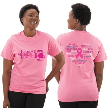 Words Of Inspiration Awareness T-Shirt With Personalization from Positive Promotions