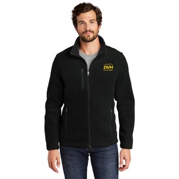 Eddie Bauer® Men's Full-Zip Fleece Jacket - Embroidered Personalization Available from Positive Promotions
